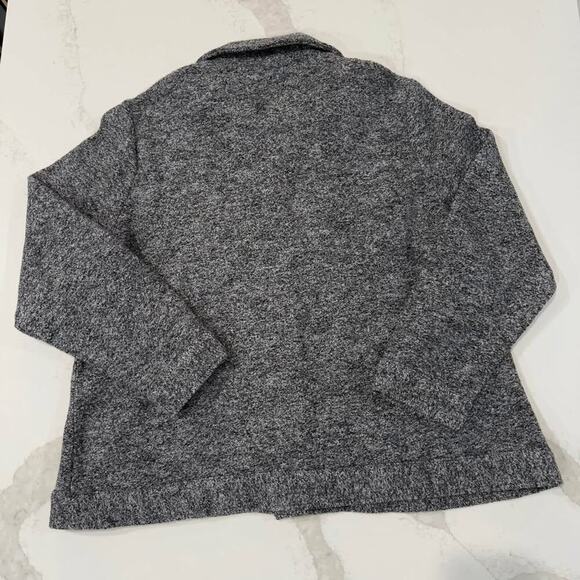 Cynthia Rowley NWT Button Up Jacket Blazer Shacket Gray Wool/Rayon Women’s 2X - Picture 5 of 7